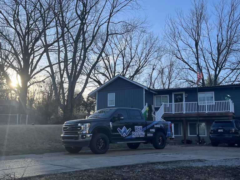 W&W Roofing truck